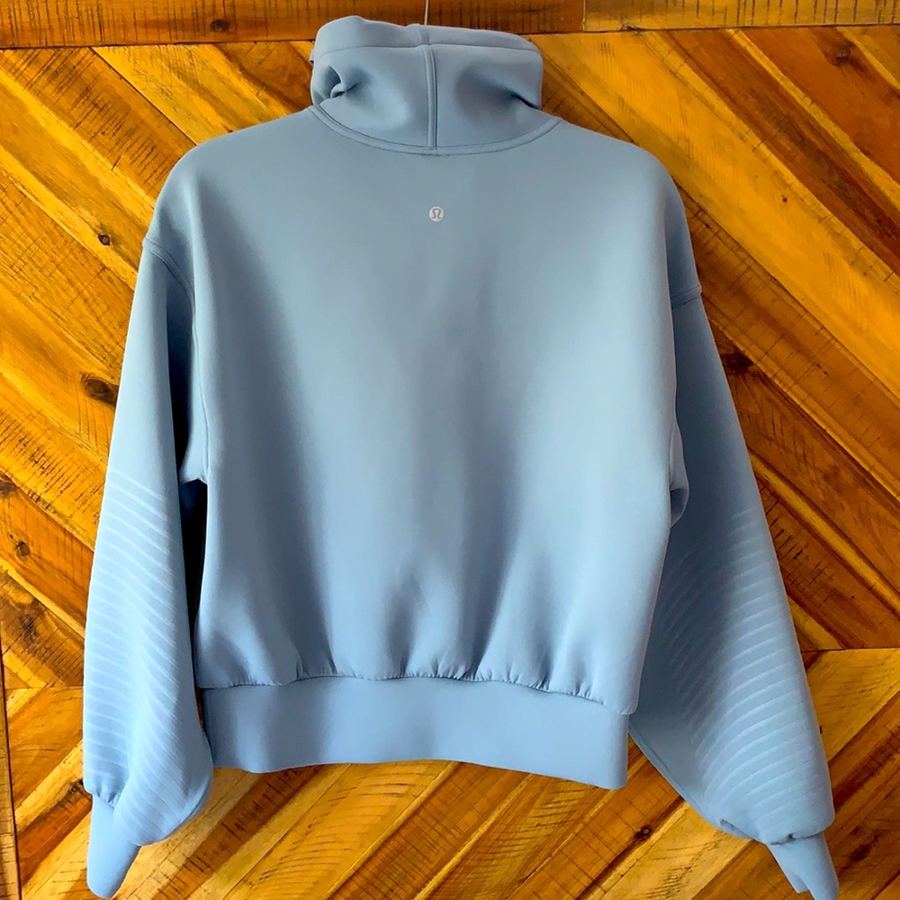 lululemon athletica Slate Blue High-Neck Sweatshirt - Picture 3 of 4